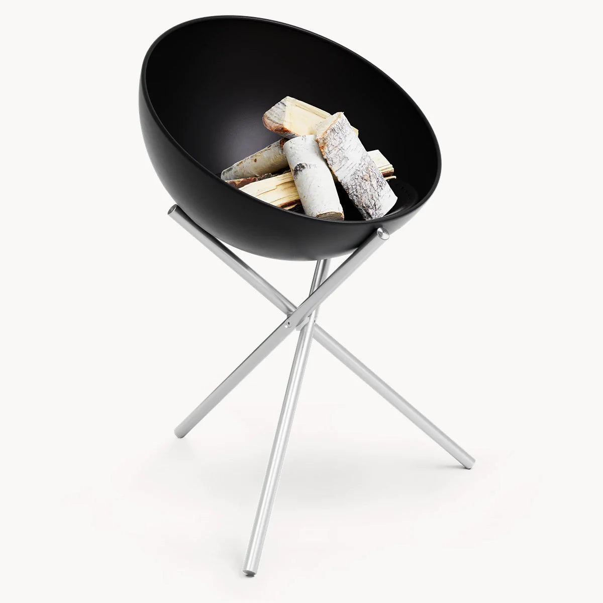 Höfats bowl 70 vuurkorf met driepoot