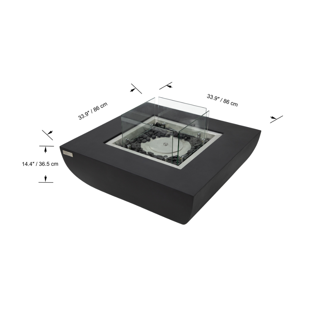 Elementi aurora vuurtafel bio-ethanol