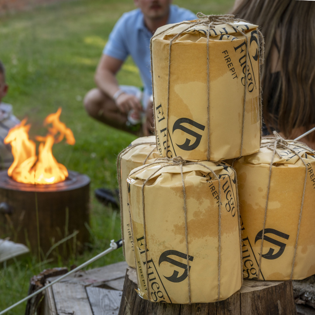 EcoFuego navulkaars voor wax vuurkorf naturel