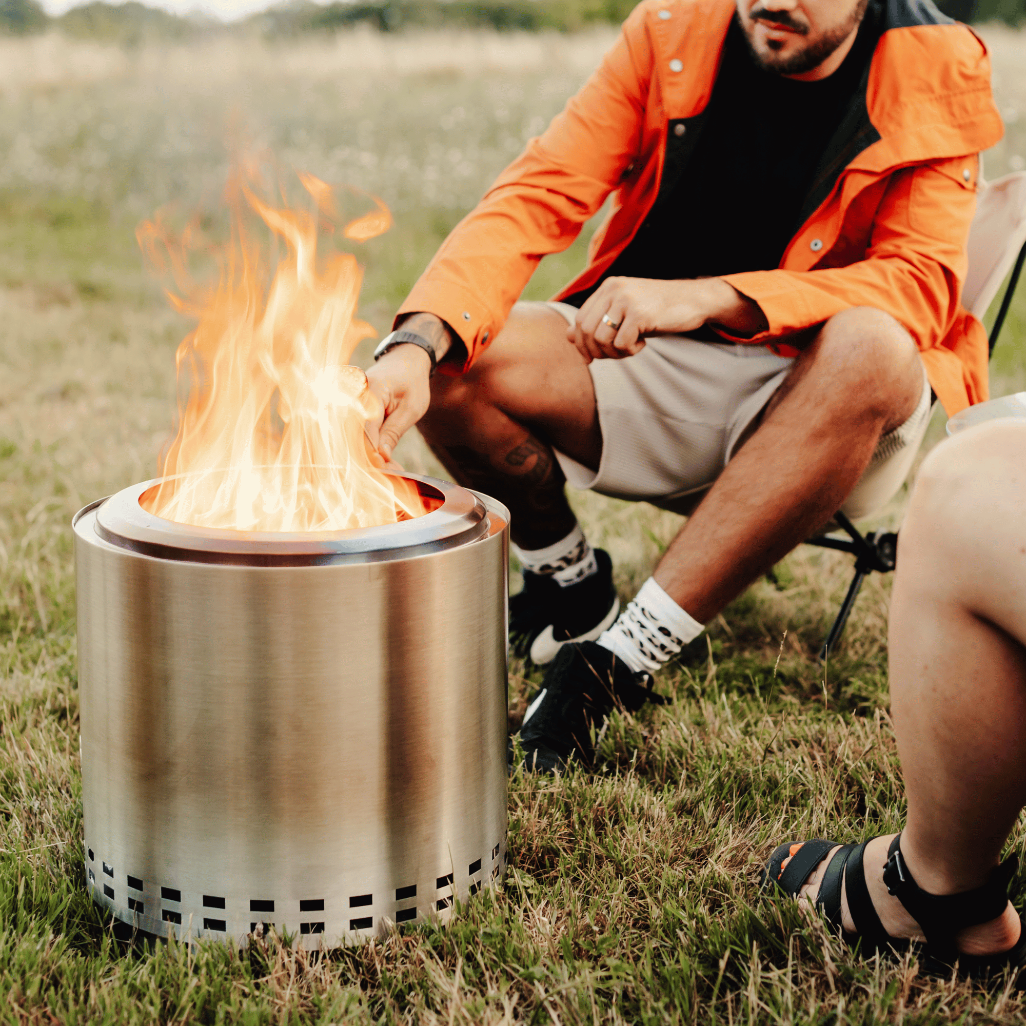 HerQs smokeless firepit cozy