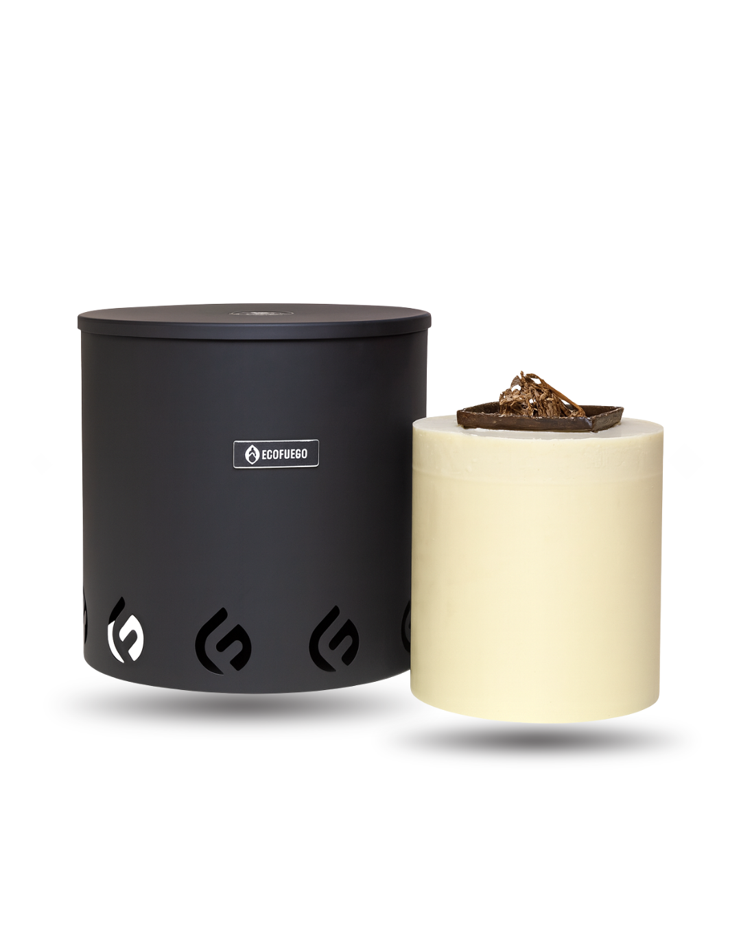 EcoFuego el campo vuurkorf met 4 navulkaarsen
