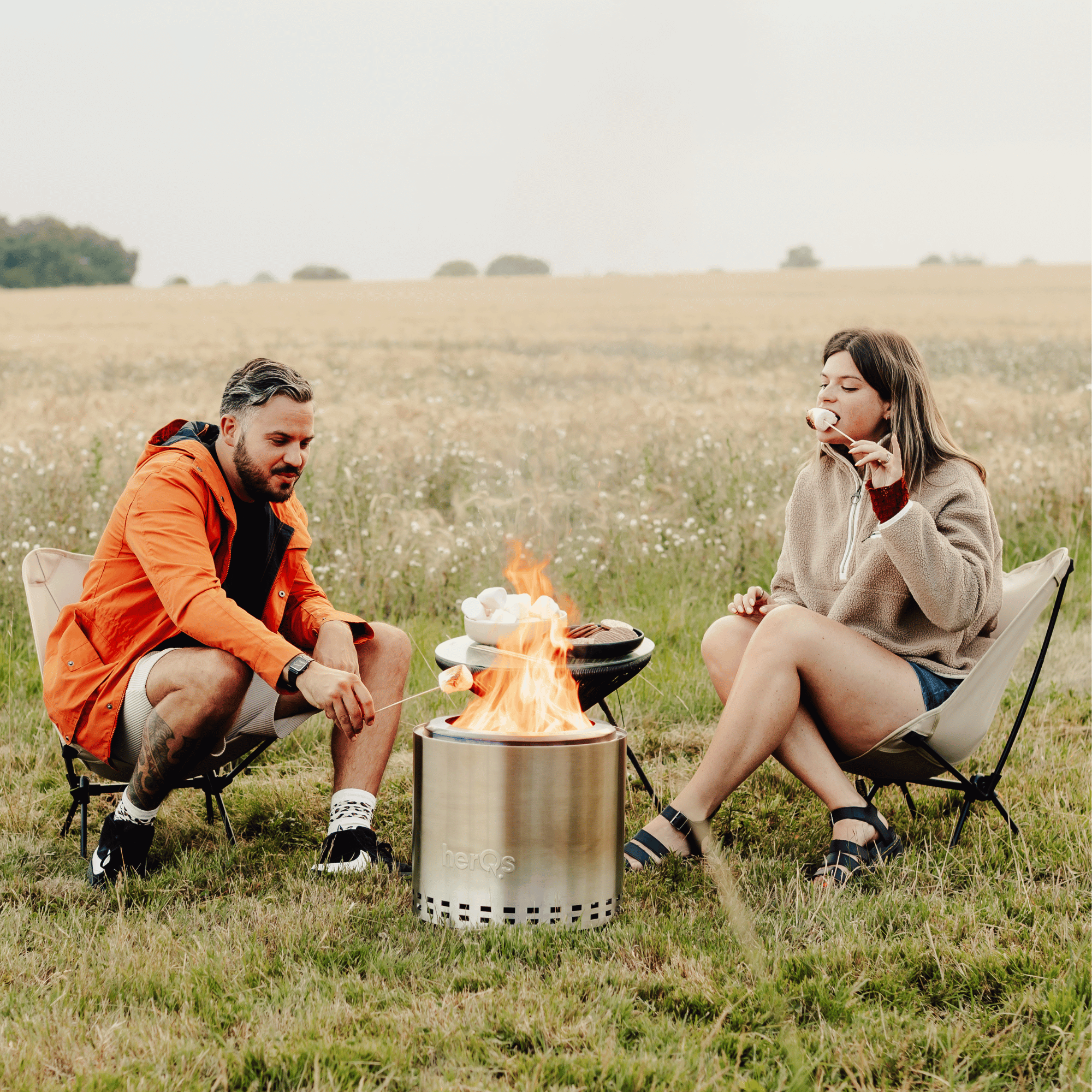 HerQs smokeless firepit cozy