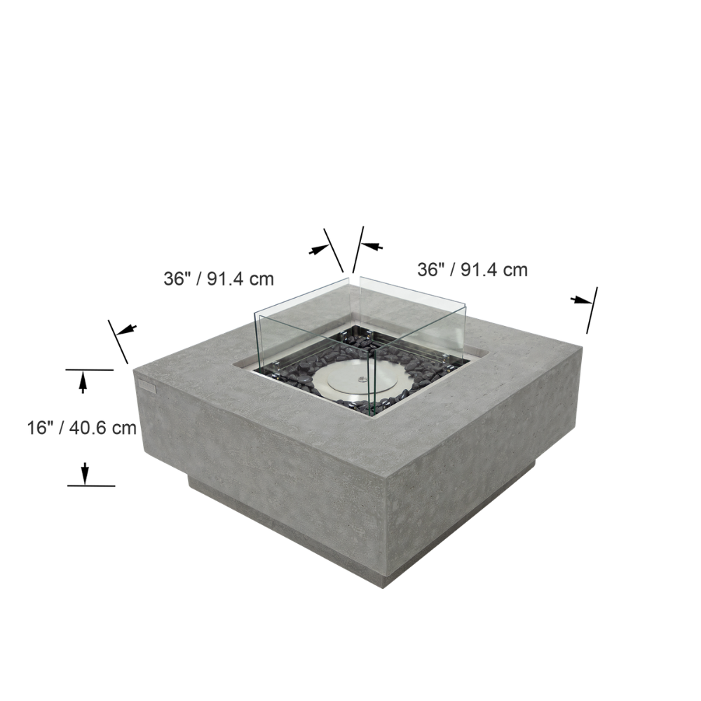 Elementi manhatten vuurtafel bio-ethanol