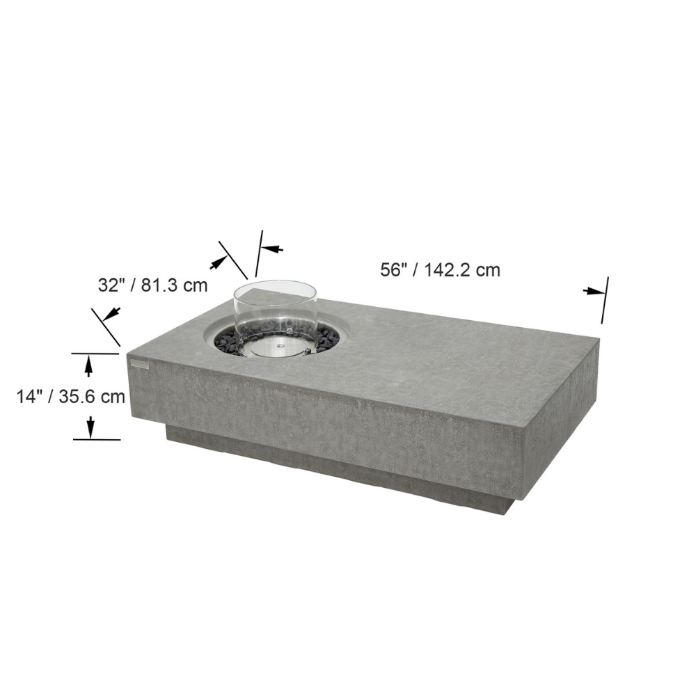 Elementi metropolis vuurtafel bio-ethanol