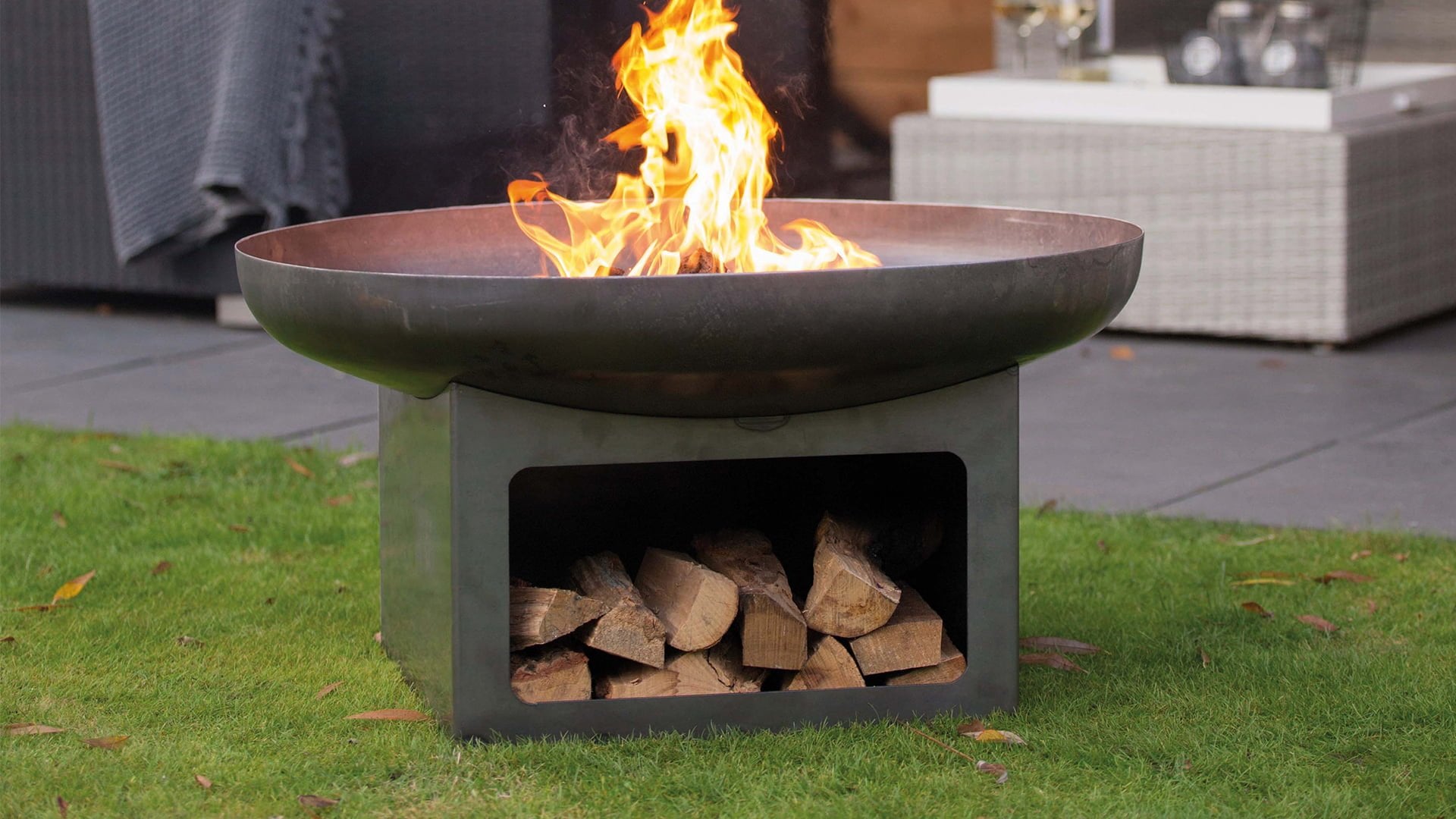 Redfire juva vuurschaal zwart industrieel