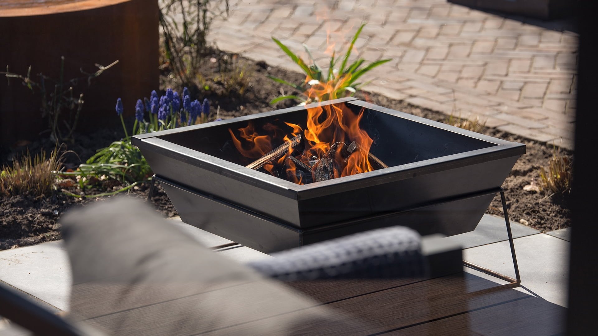 Redifre reso vuurschaal zwart industrieel