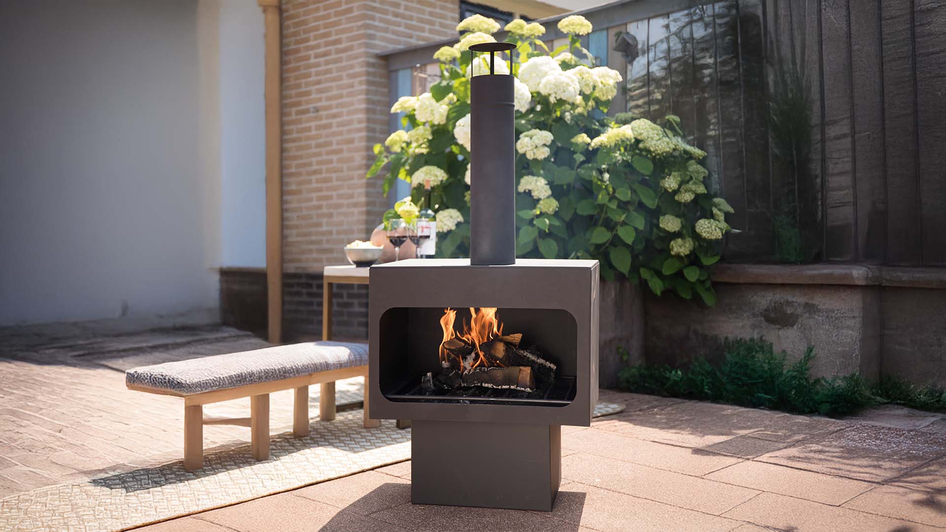 Redfire jersey vuurhaard XL zwart