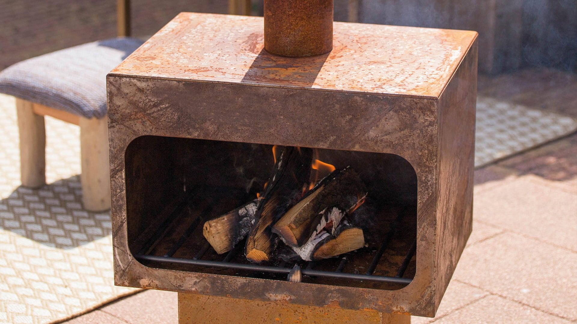 Redfire jersey vuurhaard XL roest