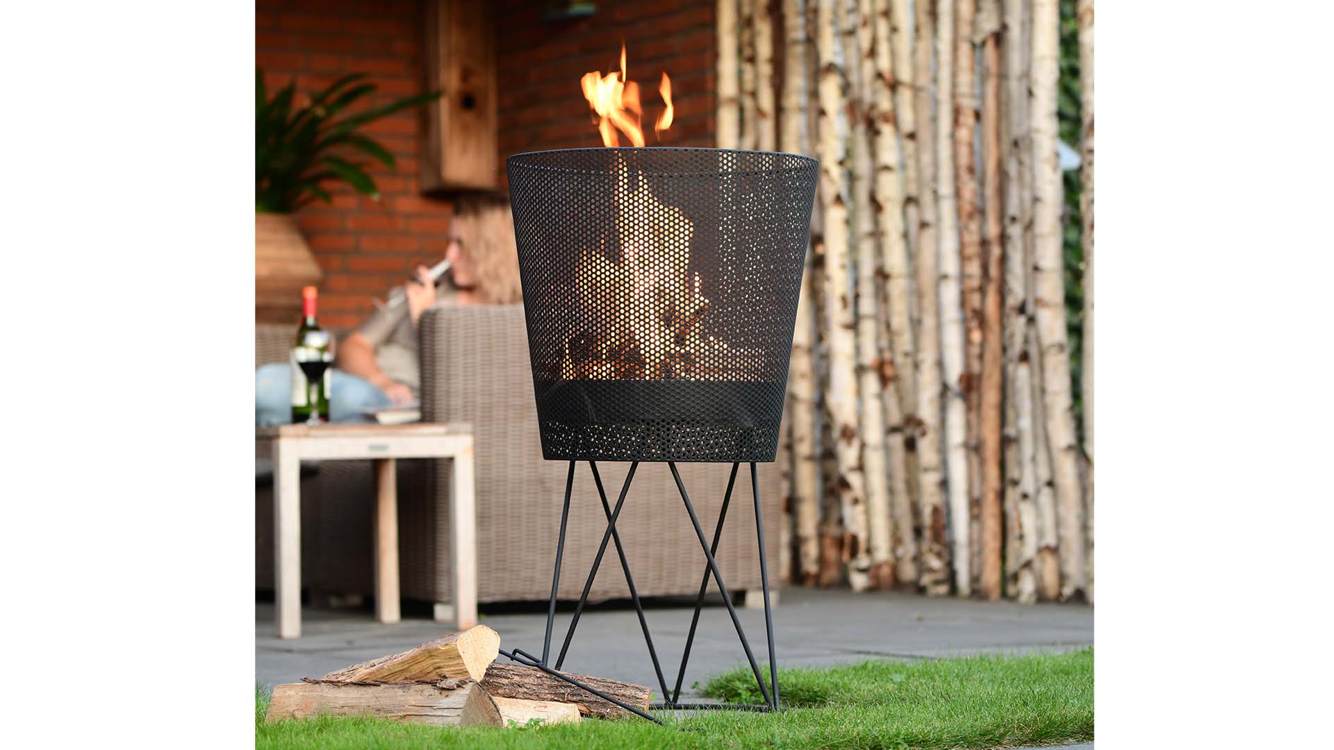 Redfire amarillo vuurkorf zwart