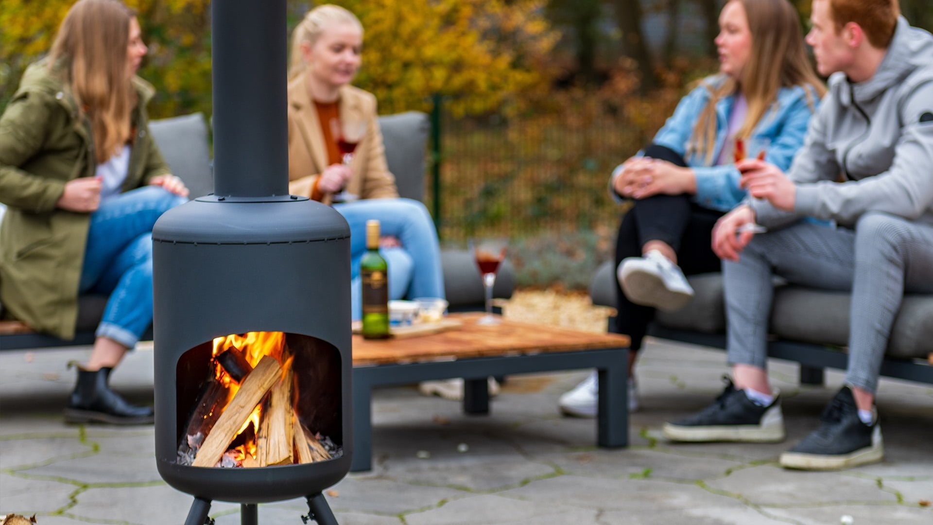 Redfire fuego vuurhaard klein zwart