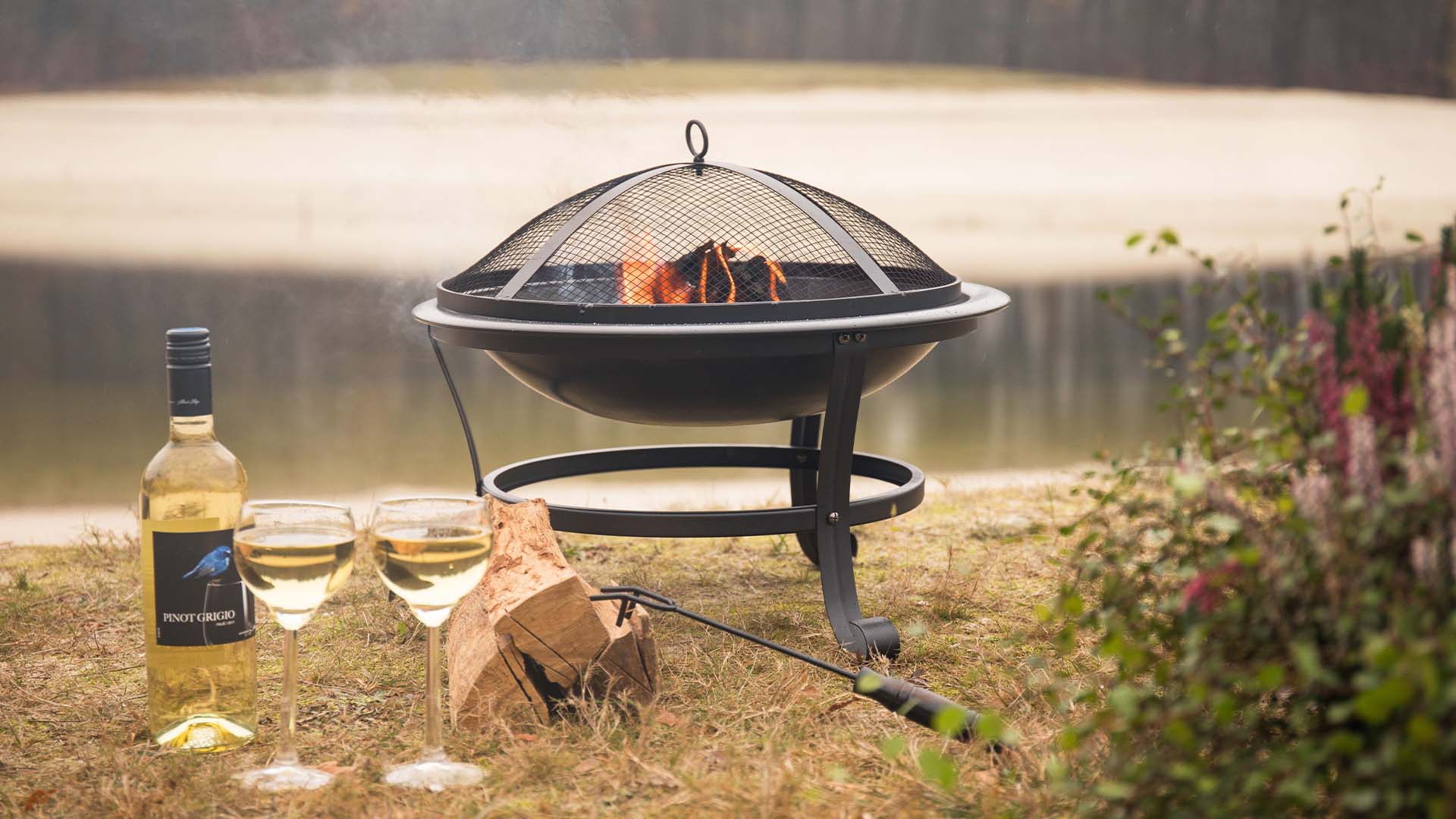 Redfire atlanta vuurschaal zwart