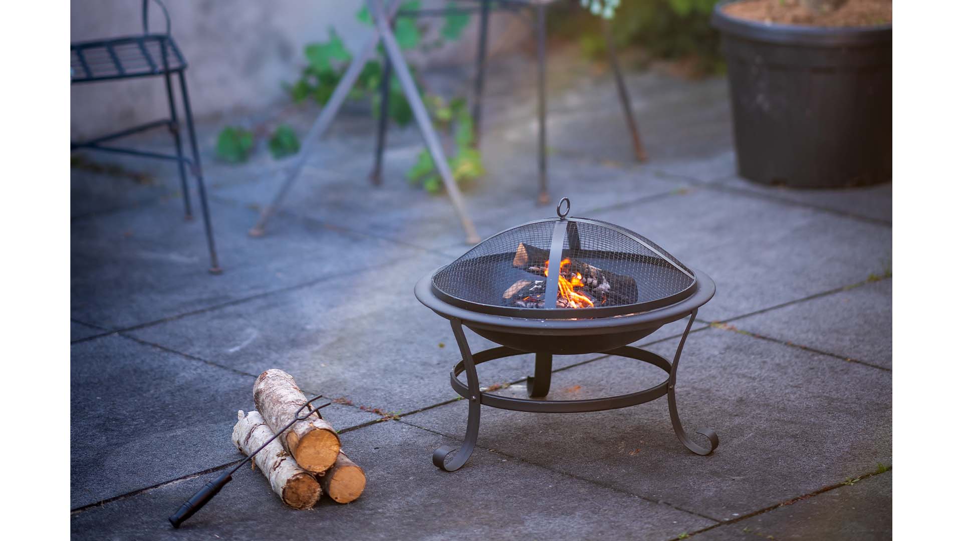 Redfire atlanta vuurschaal zwart