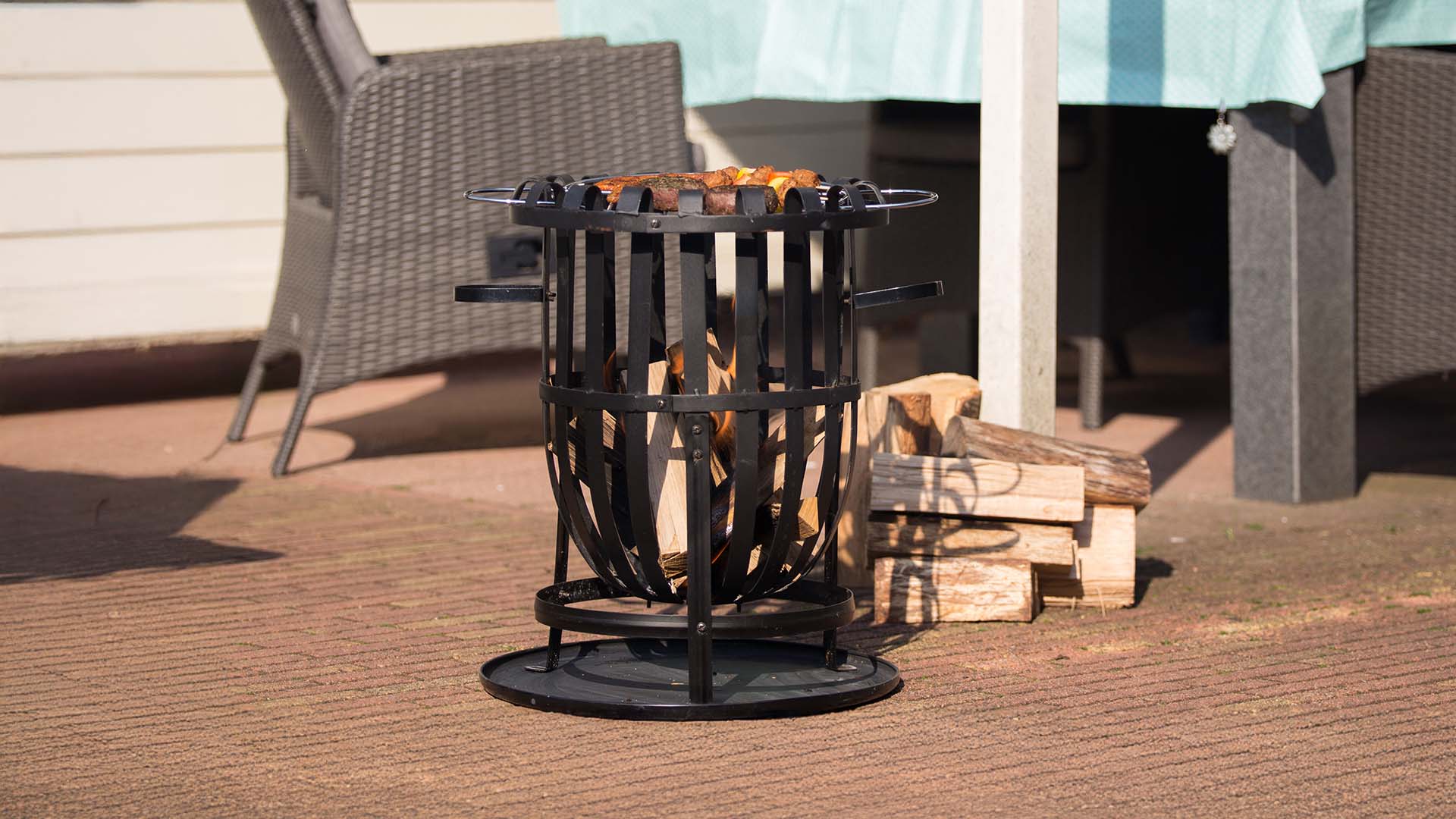 Redfire dallas vuurkorf zwart