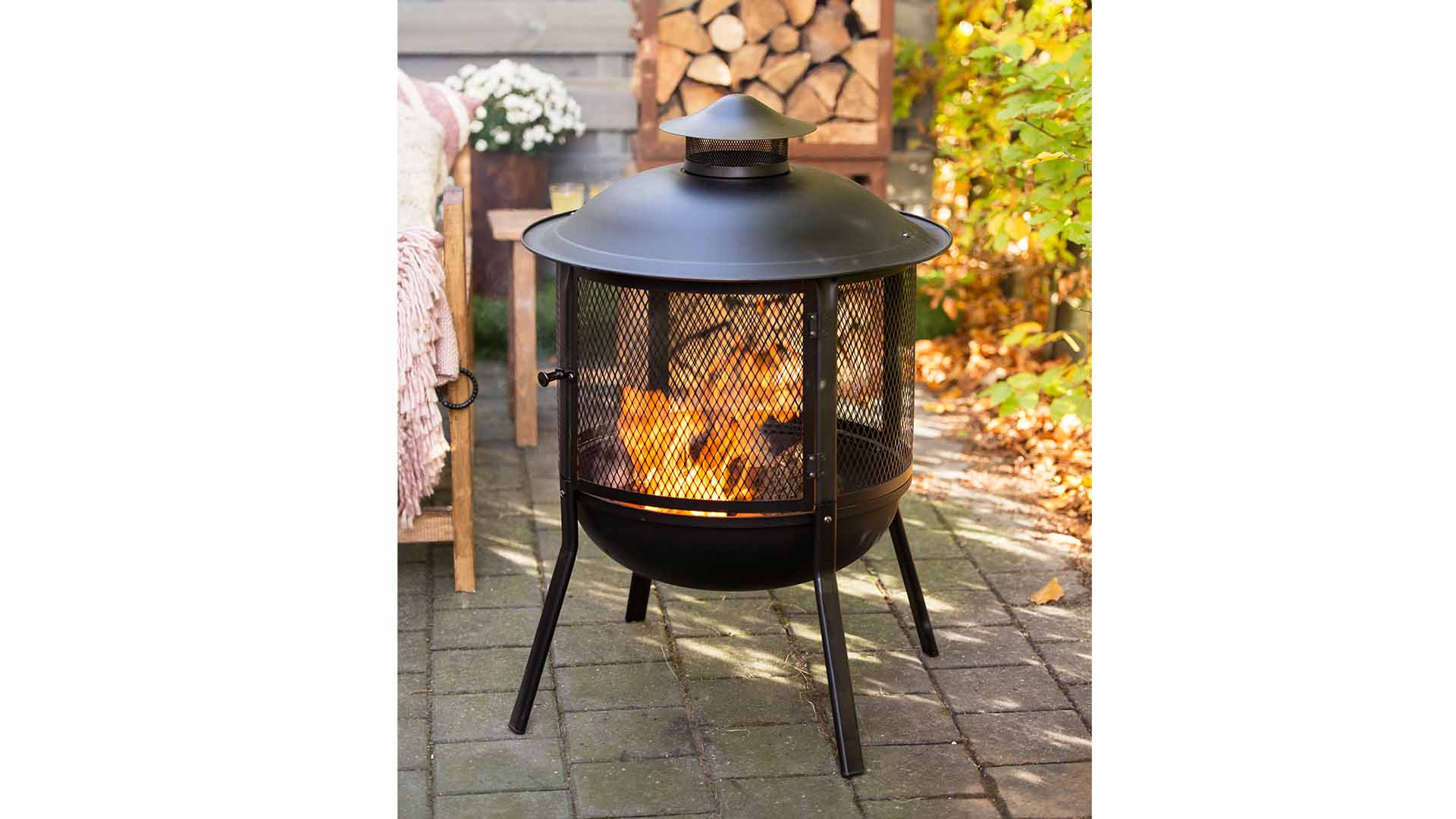 Redfire kansas vuurschaal zwart