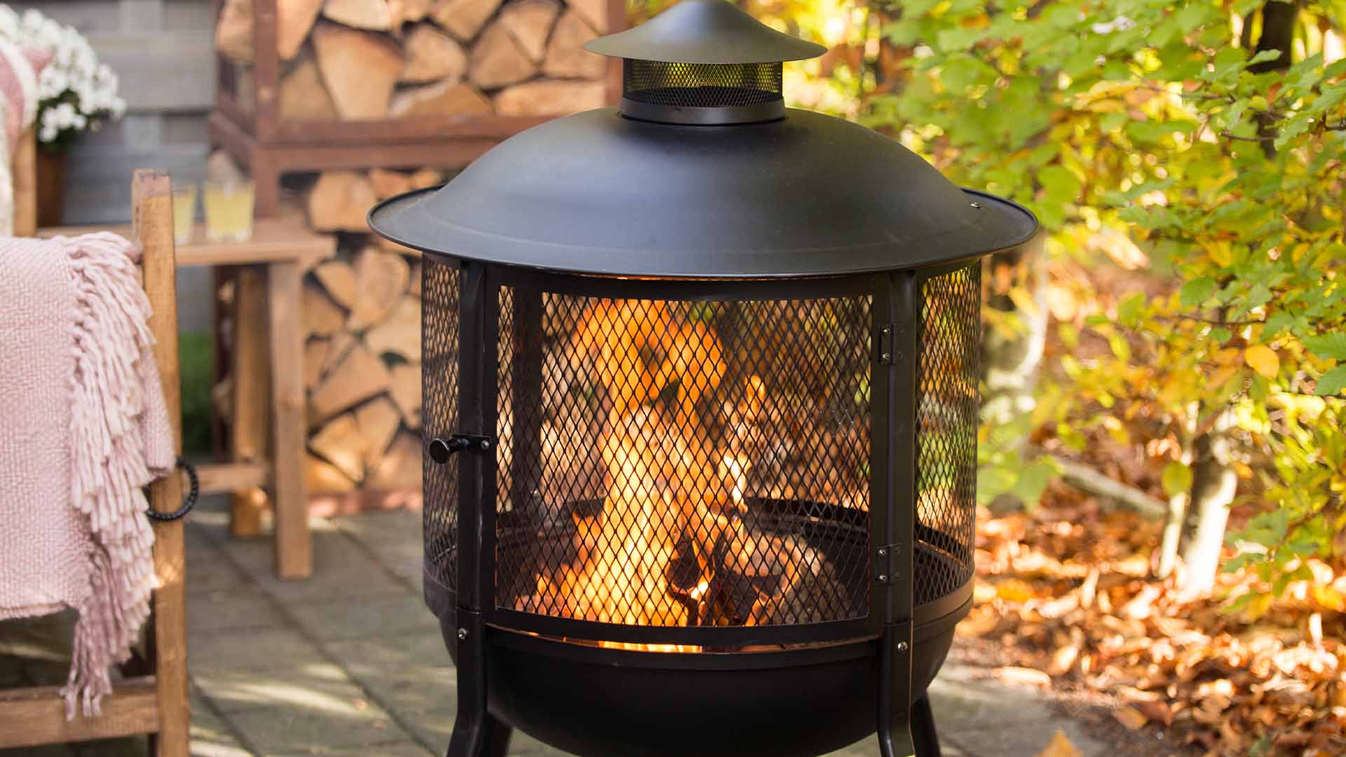 Redfire kansas vuurschaal zwart