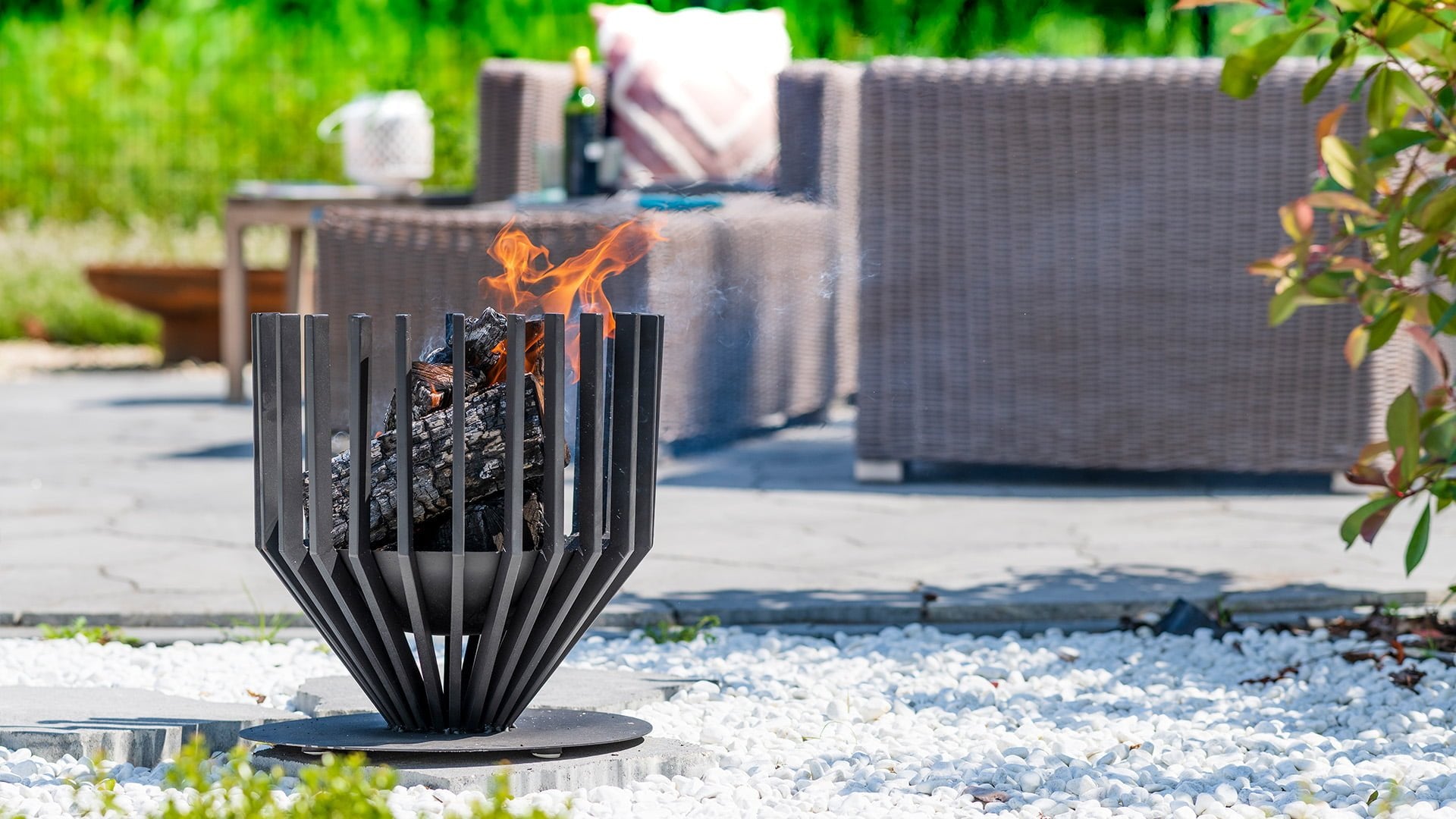 Redfire irving vuurkorf medium zwart