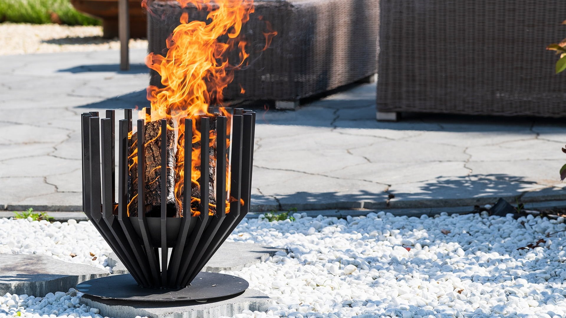 Redfire irving vuurkorf medium zwart