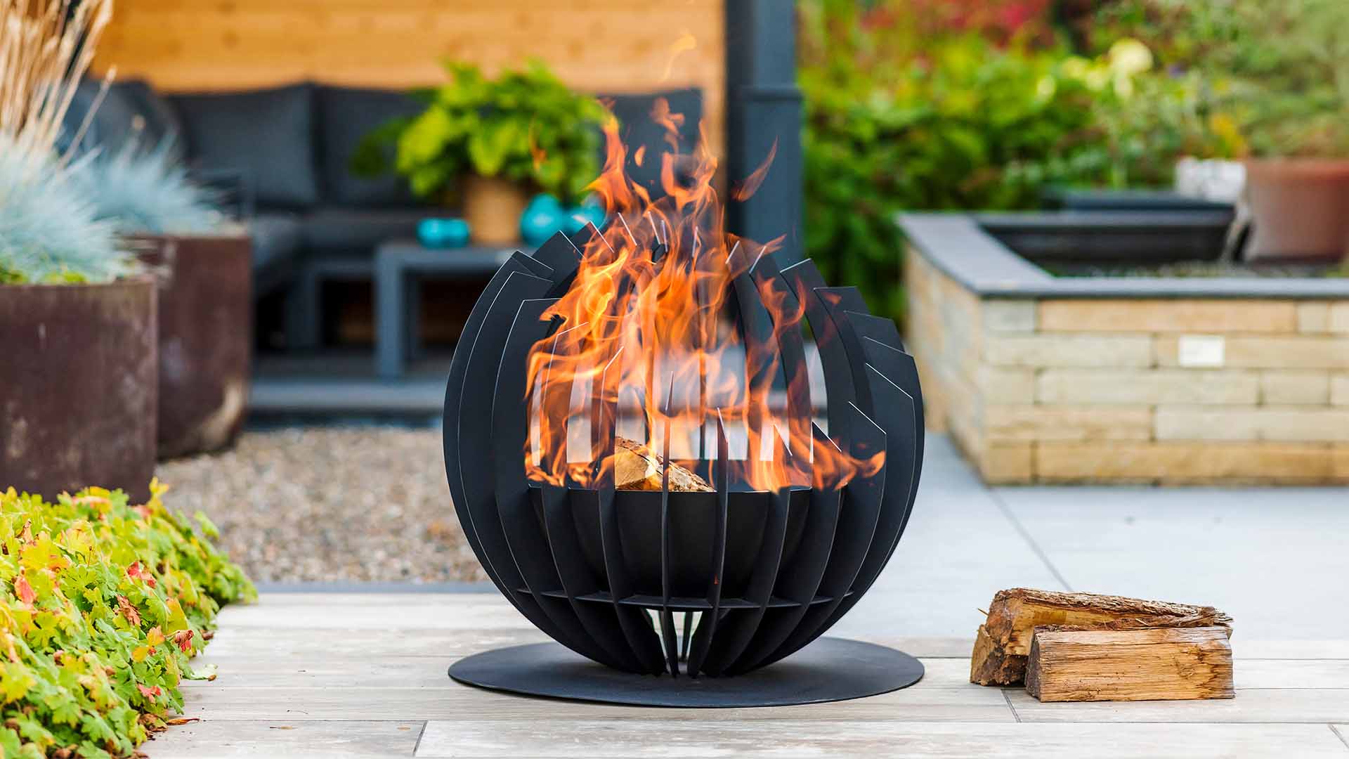 Redfire barkley vuurkorf zwart