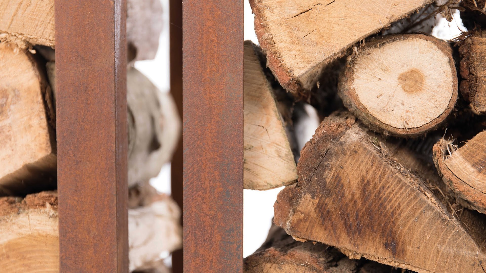 Redfire hodr handmade houtopslag box 50 cm roest