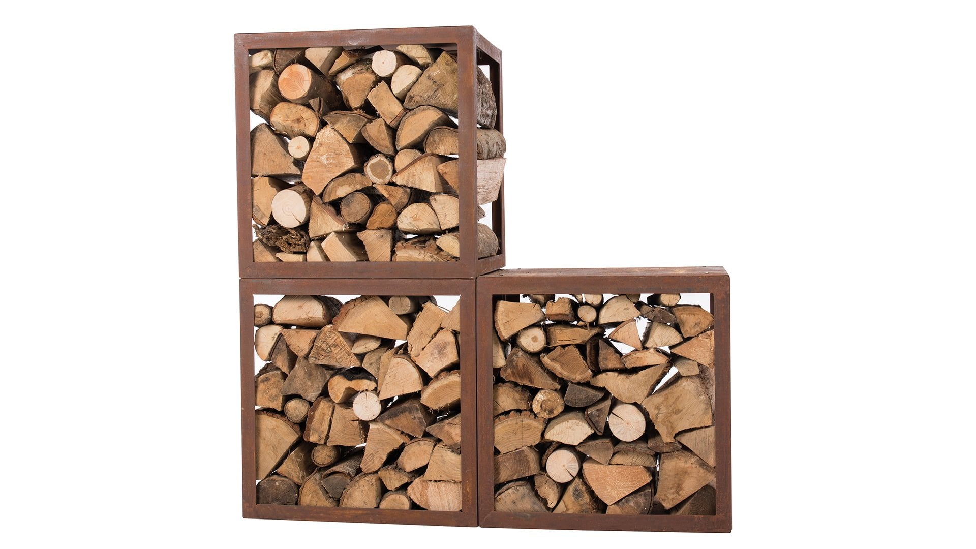 Redfire hodr handmade houtopslag box 50 cm roest