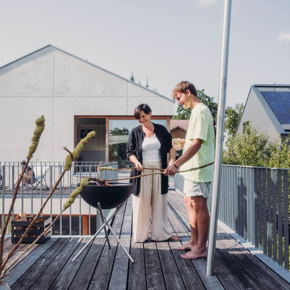 Höfats bowl 57 vuurkorf flex set