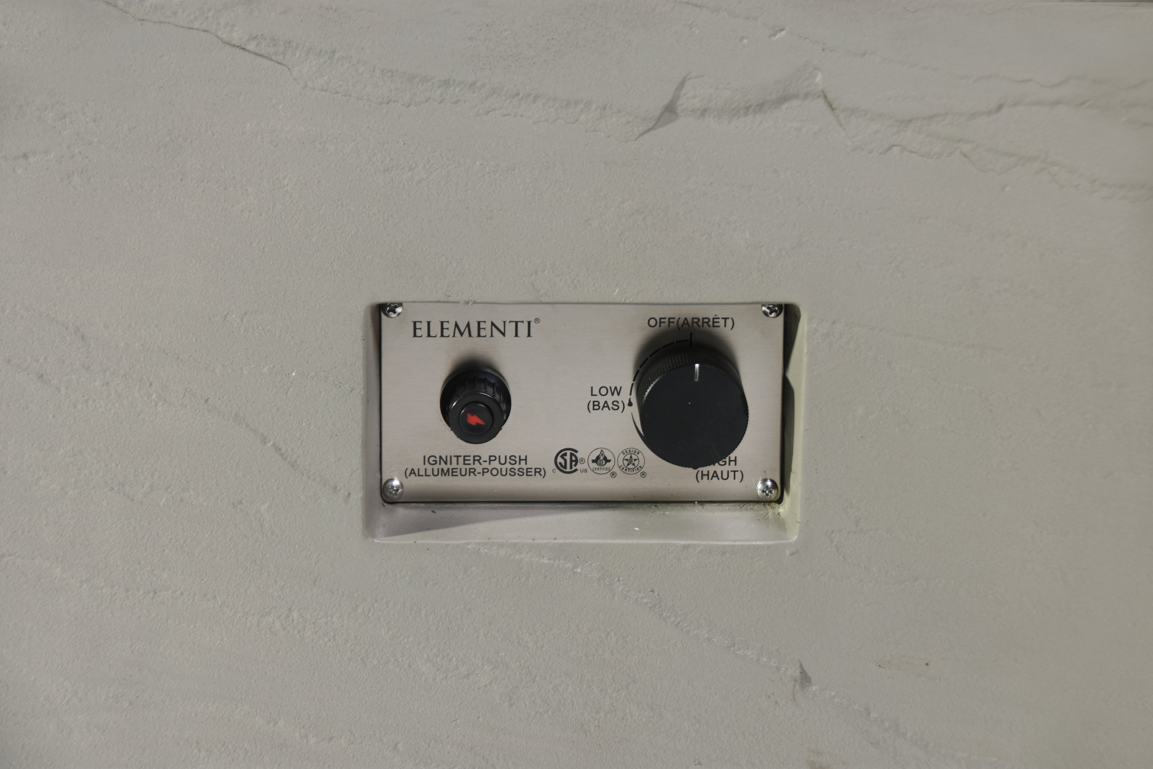 Elementi meteora vuurtafel gas