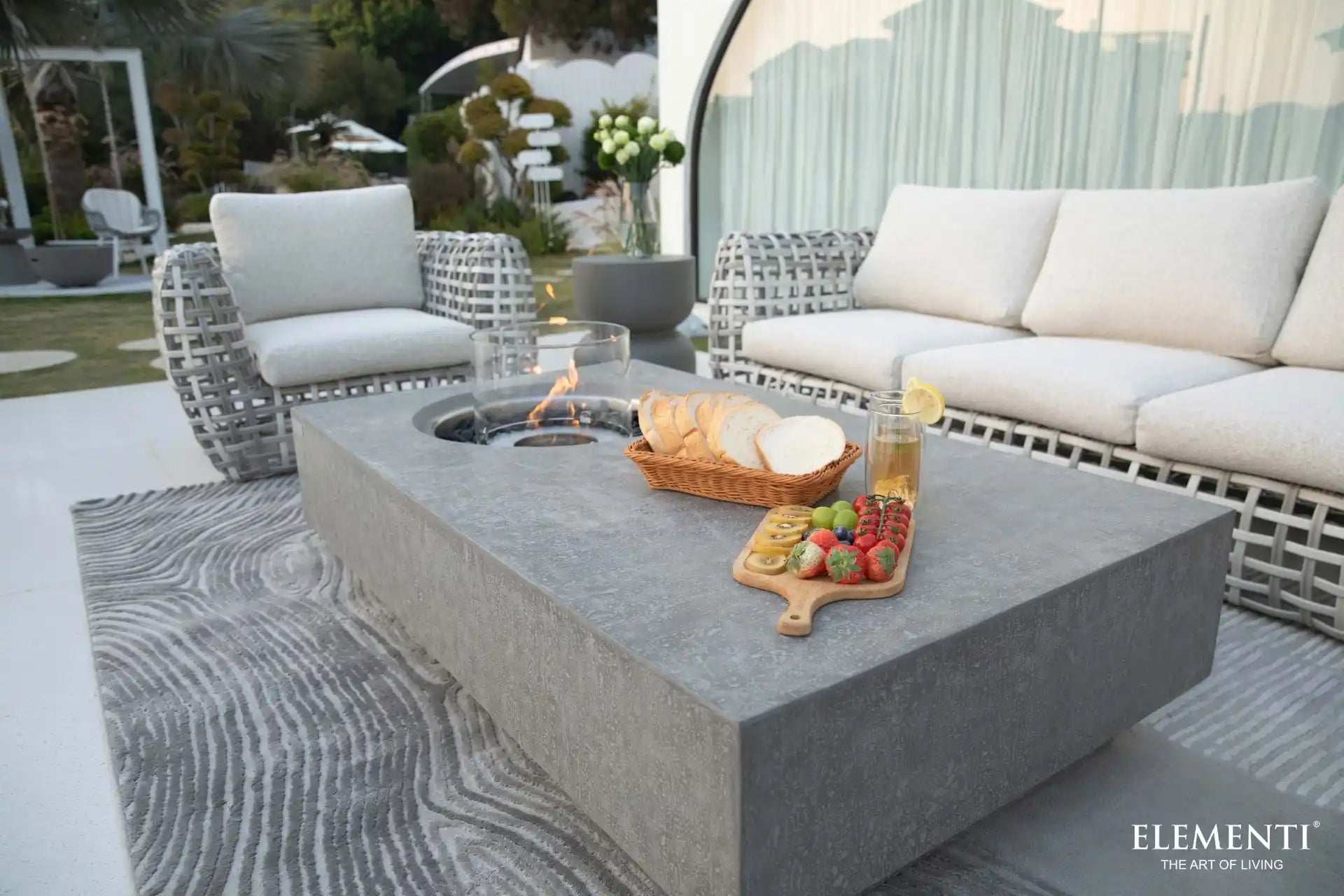 Elementi metropolis vuurtafel bio-ethanol