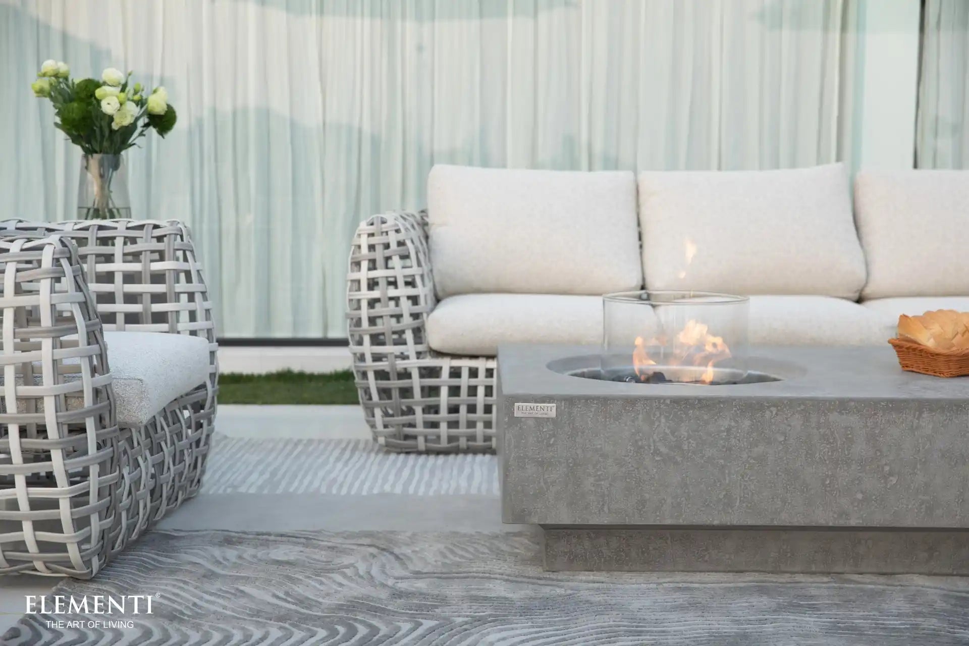 Elementi metropolis vuurtafel bio-ethanol