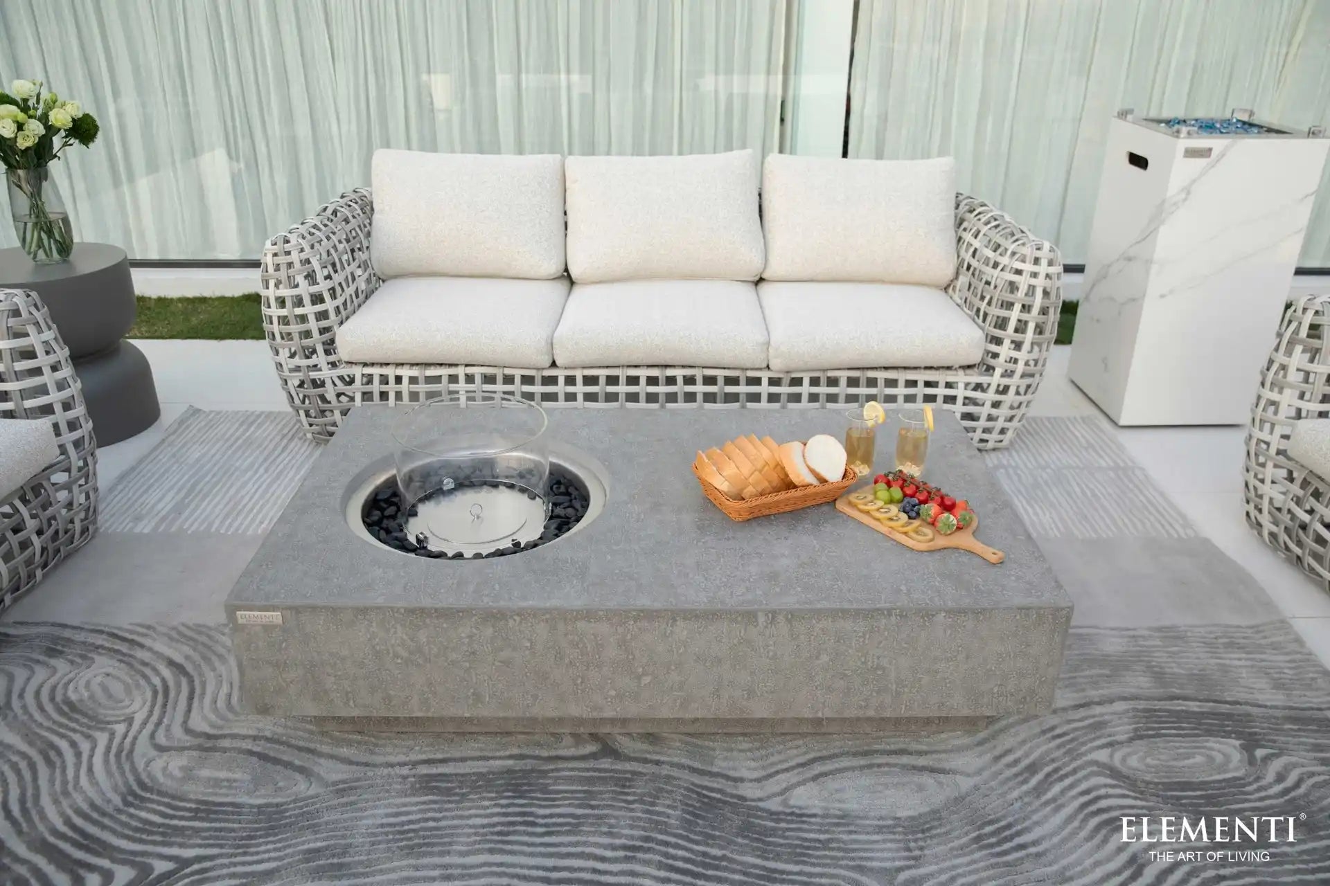 Elementi metropolis vuurtafel bio-ethanol