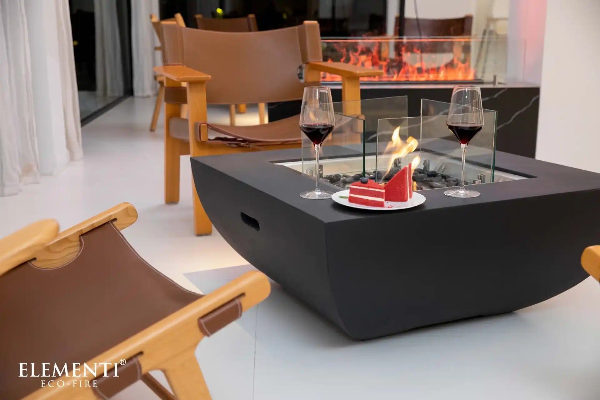 Elementi aurora vuurtafel bio-ethanol