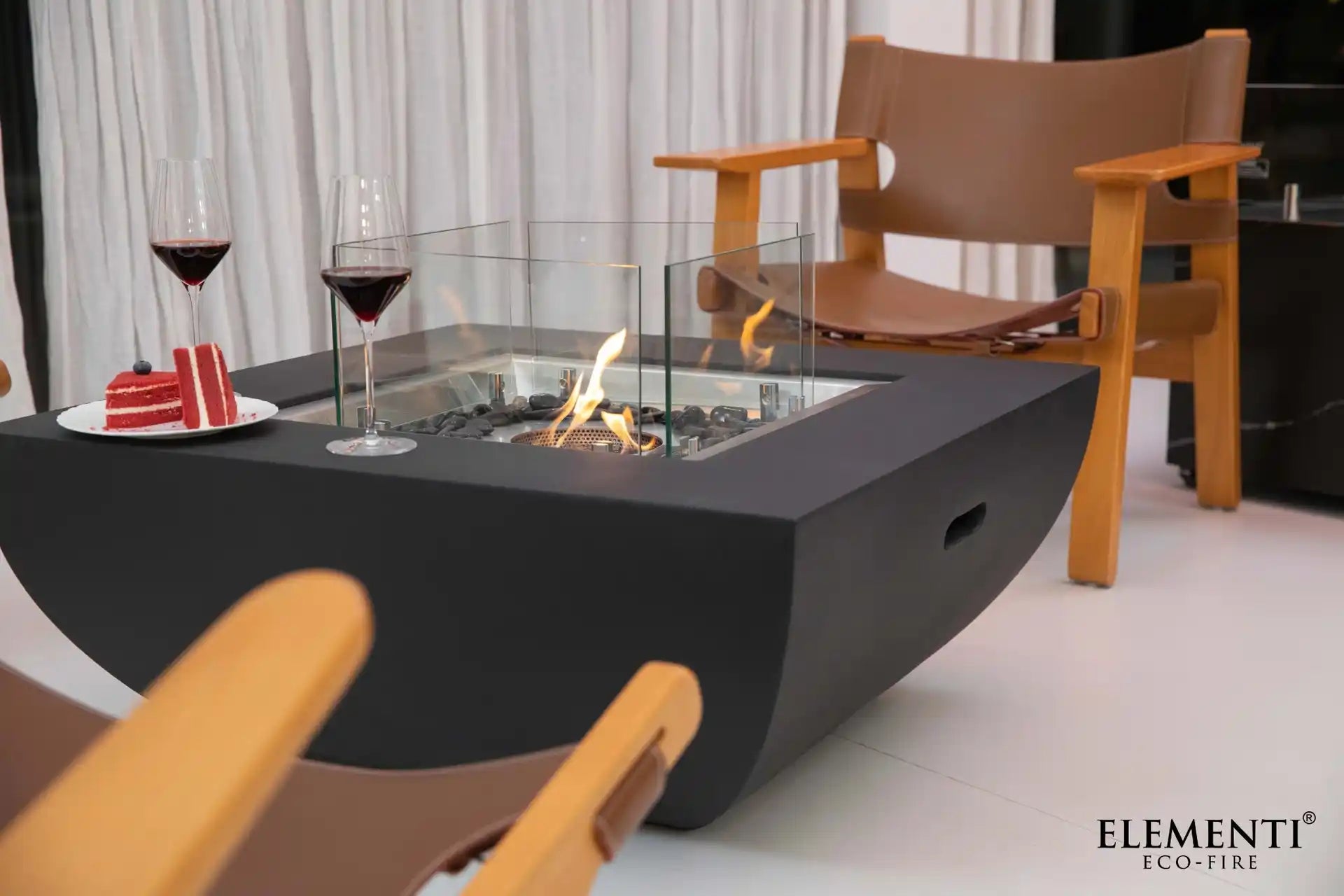 Elementi aurora vuurtafel bio-ethanol