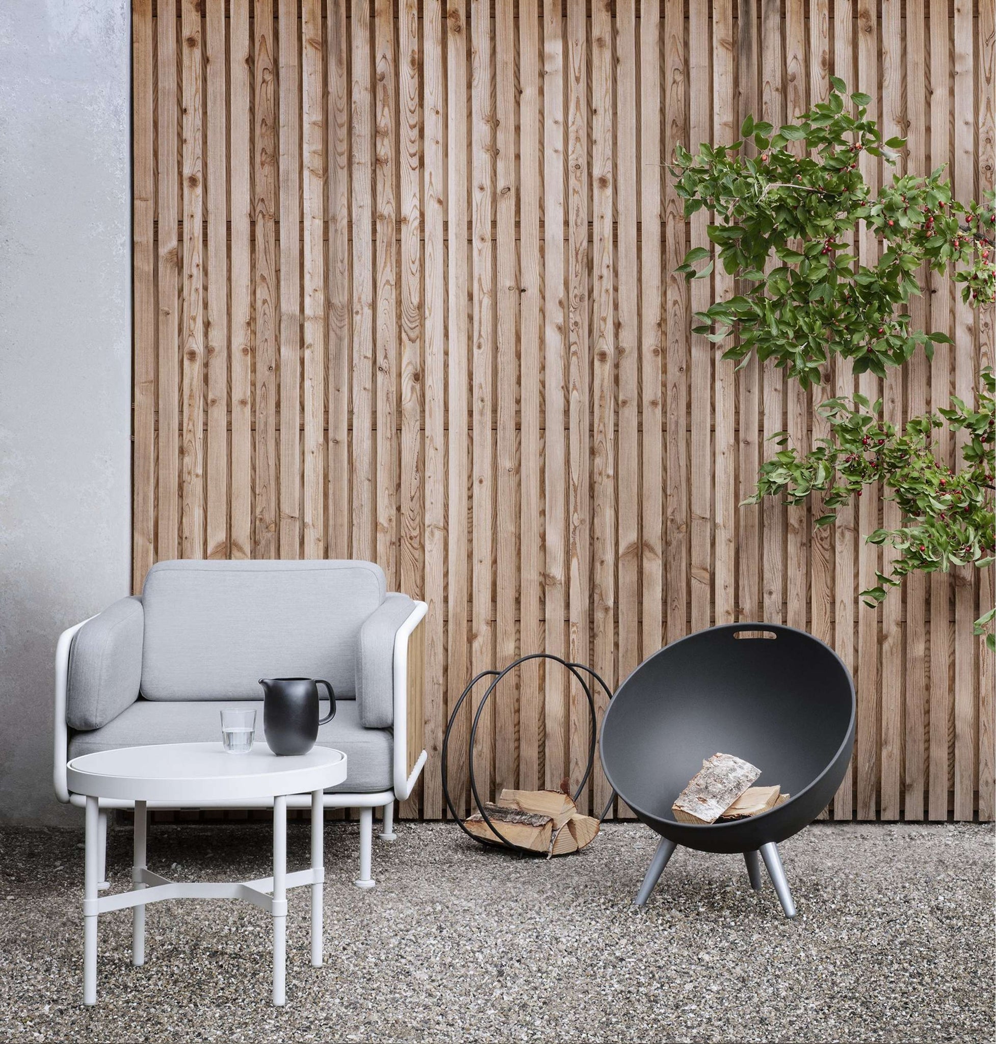 Eva solo fireglobe barbecue brandhout houder