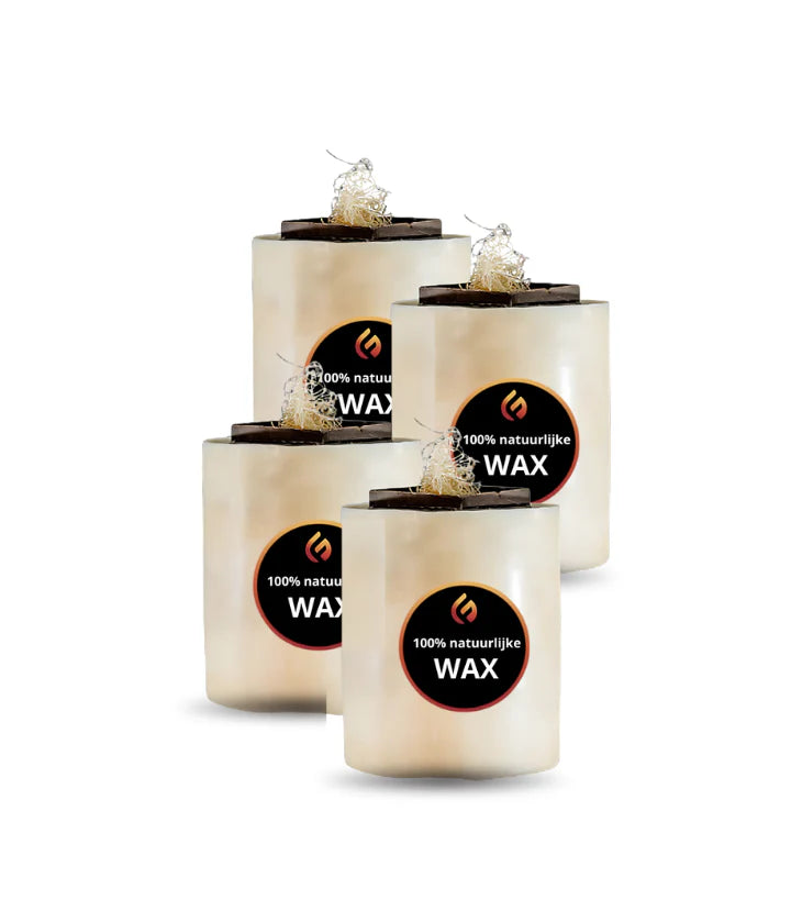 EcoFuego navulkaars voor wax vuurkorf naturel 4