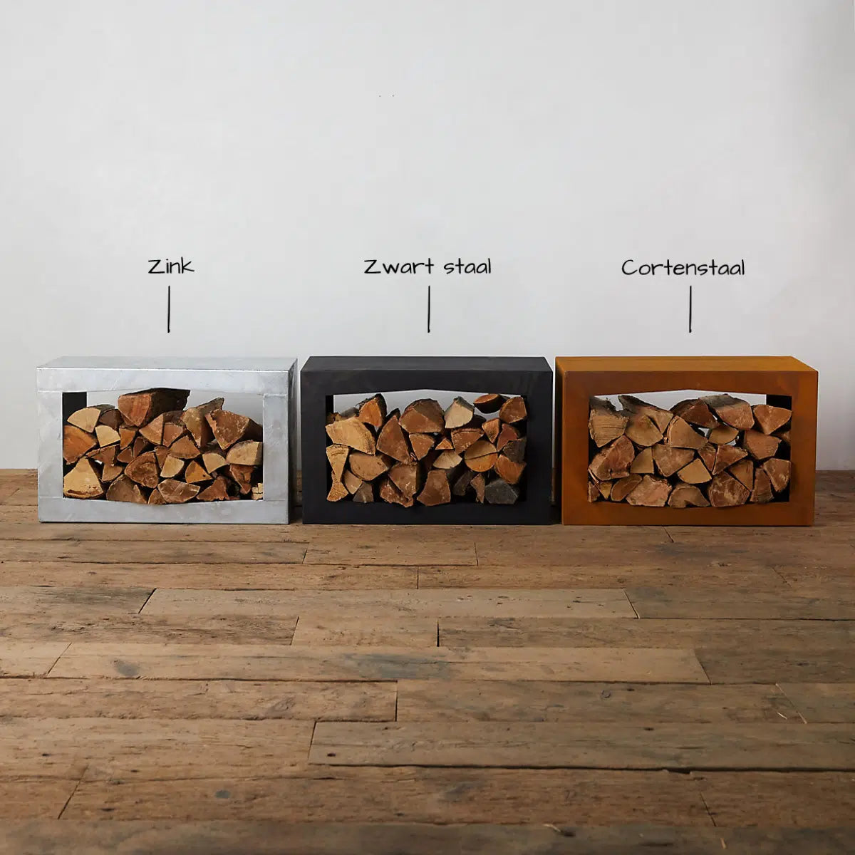 GardenmaxX houtopslag corten