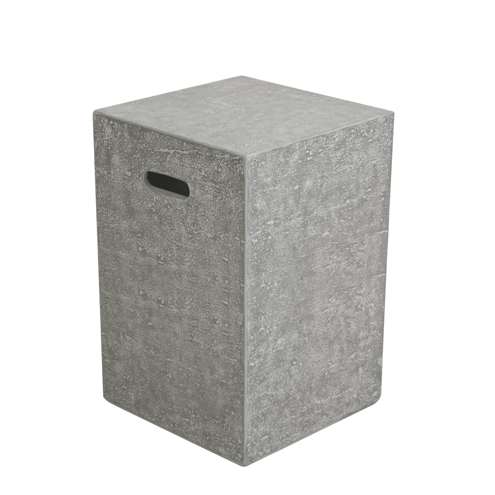 Elementi gasfles cover lichtgrijs vierkant 45cm