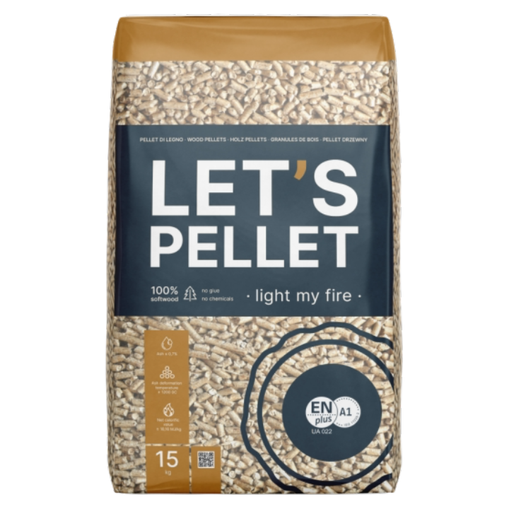 975 kg | Let's Pellet houtpellets | ENplus A1