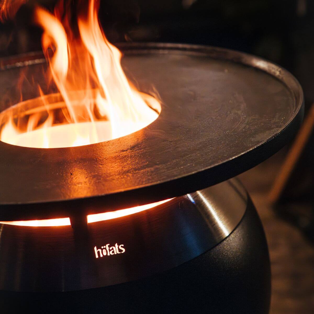 Höfats Moon 45 Plancha BBQ Set Laag