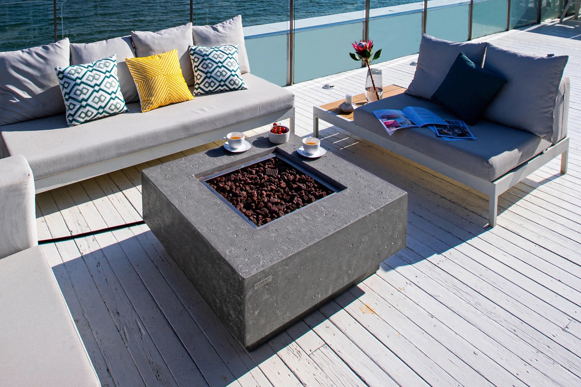 Elementi manhattan vuurtafel gas