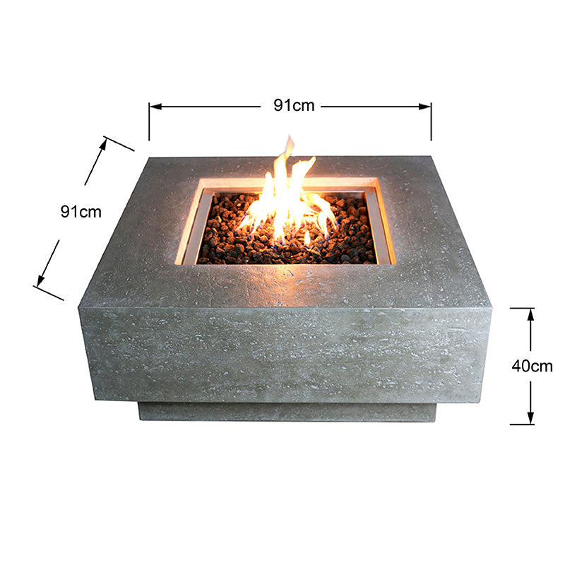 Elementi manhattan vuurtafel gas