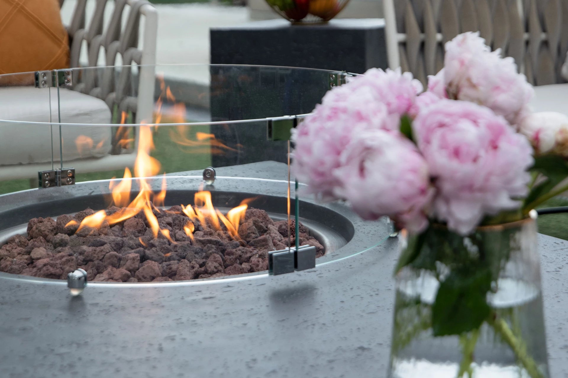 Elementi metropolis vuurtafel gas