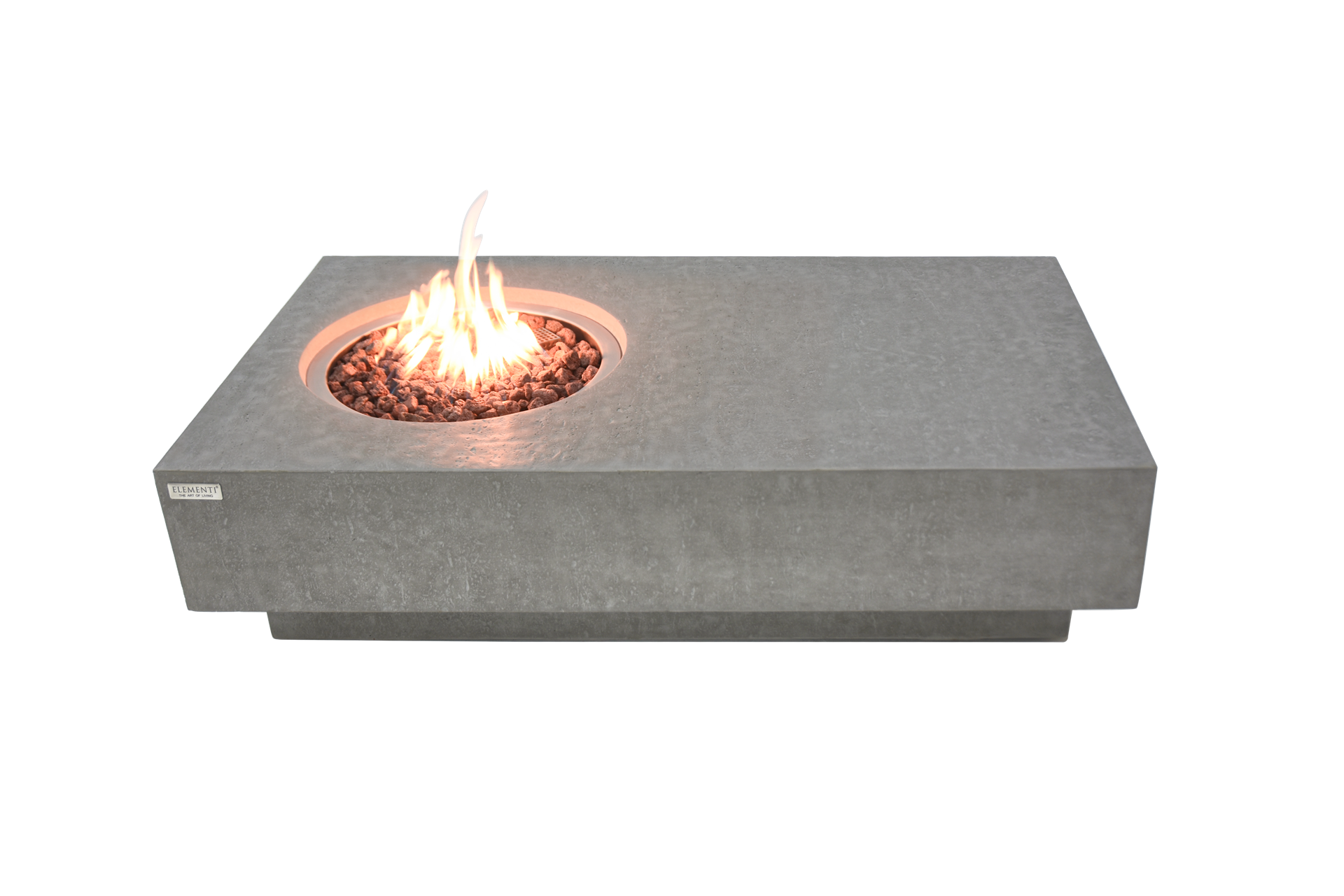 Elementi metropolis vuurtafel gas Lichtgrijs