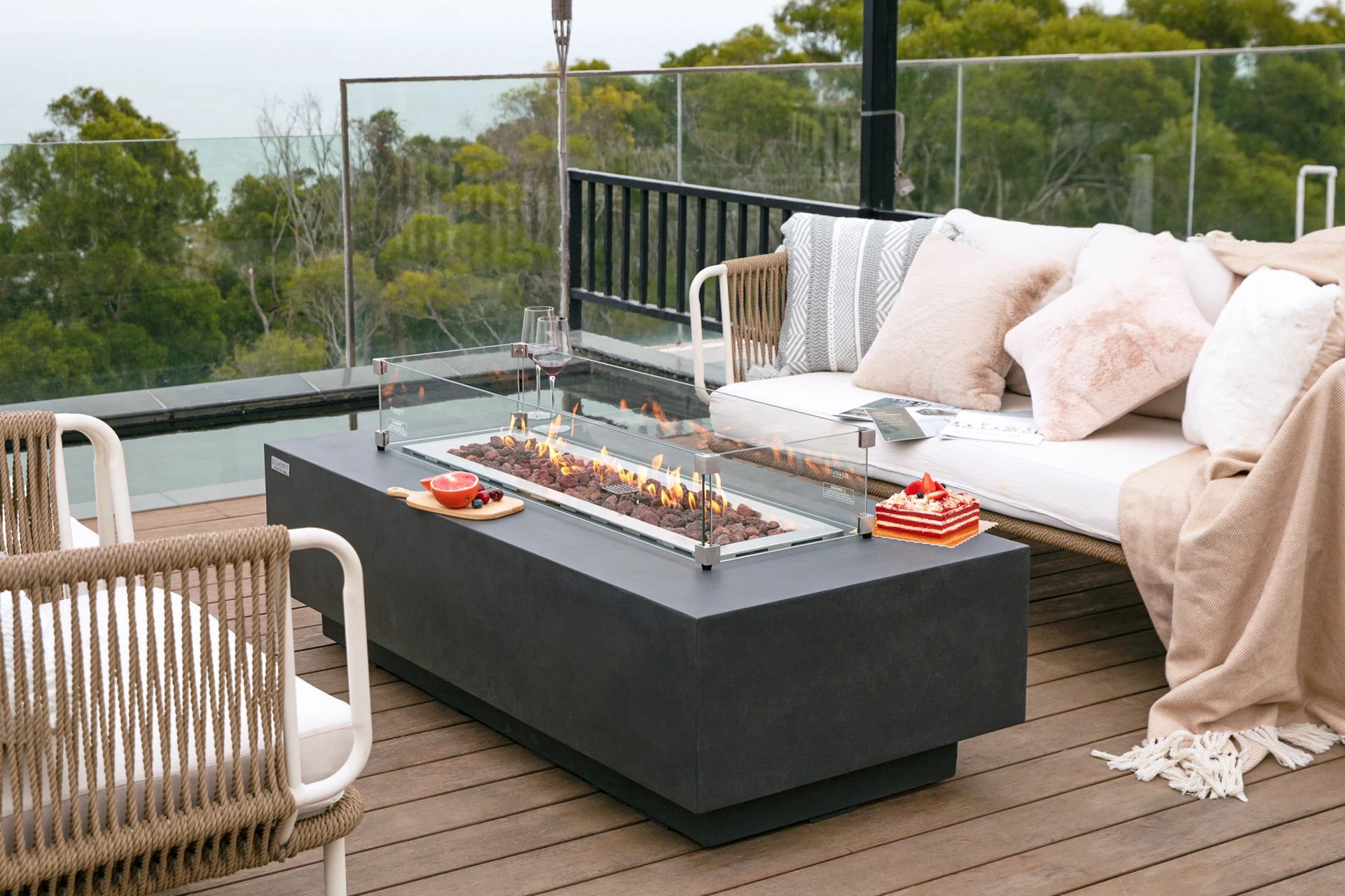 Elementi granville vuurtafel gas