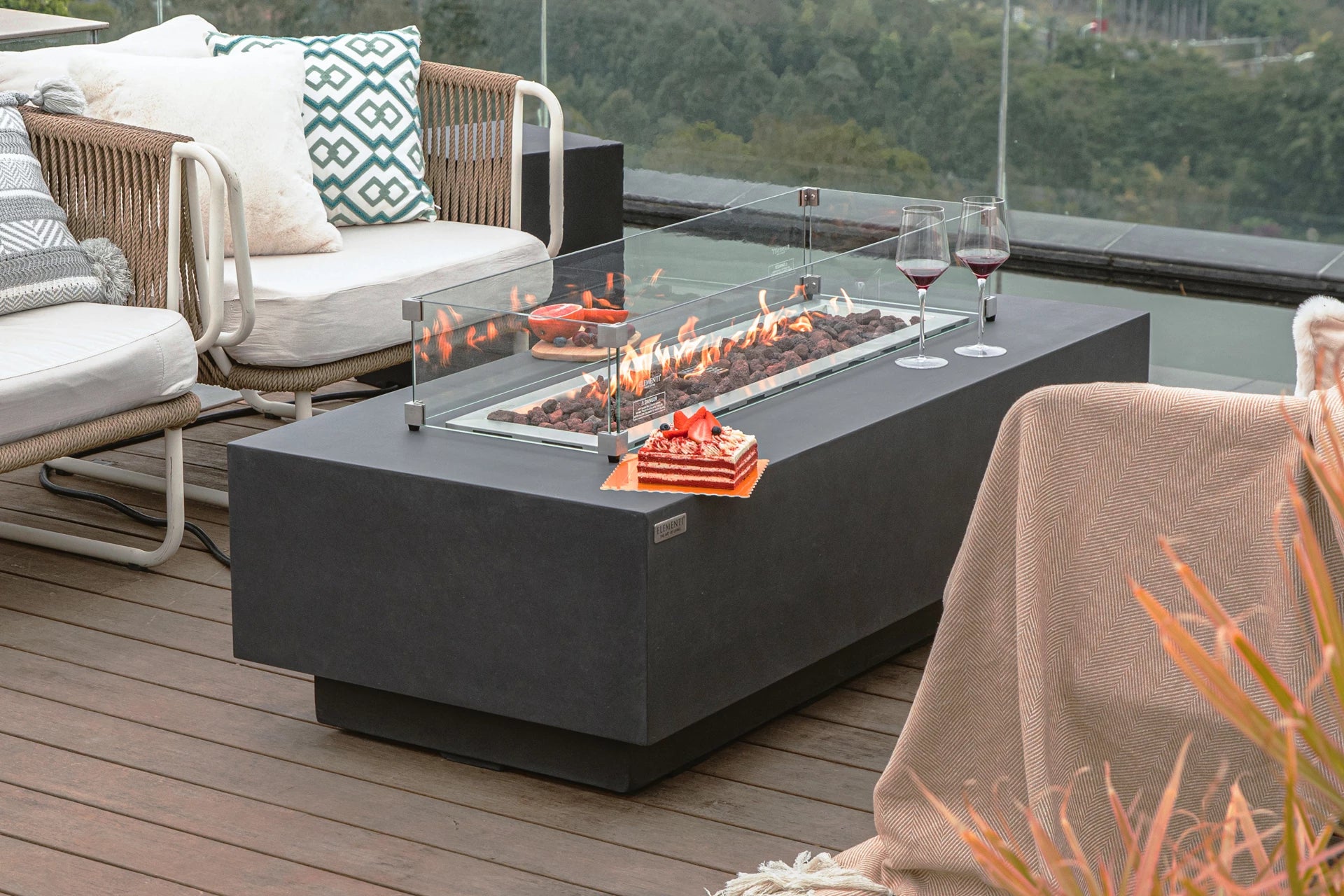 Elementi granville vuurtafel gas