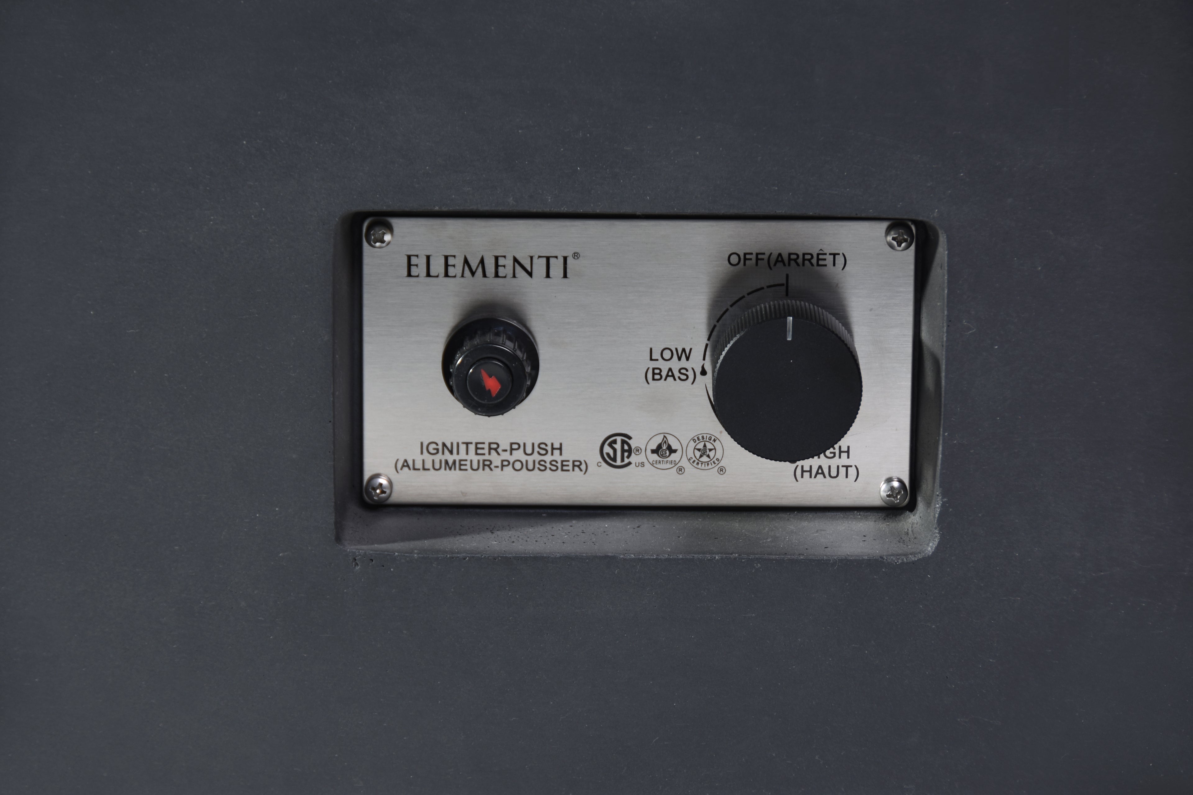 Elementi granville vuurtafel gas