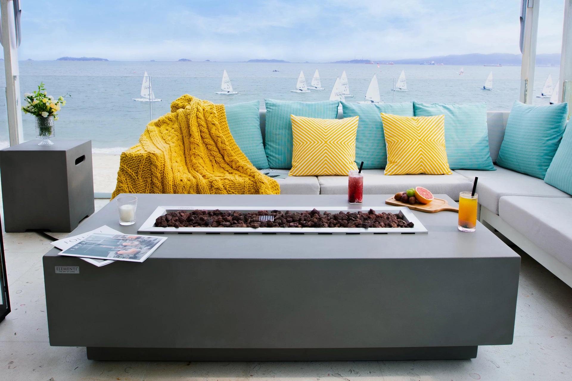 Elementi granville vuurtafel gas