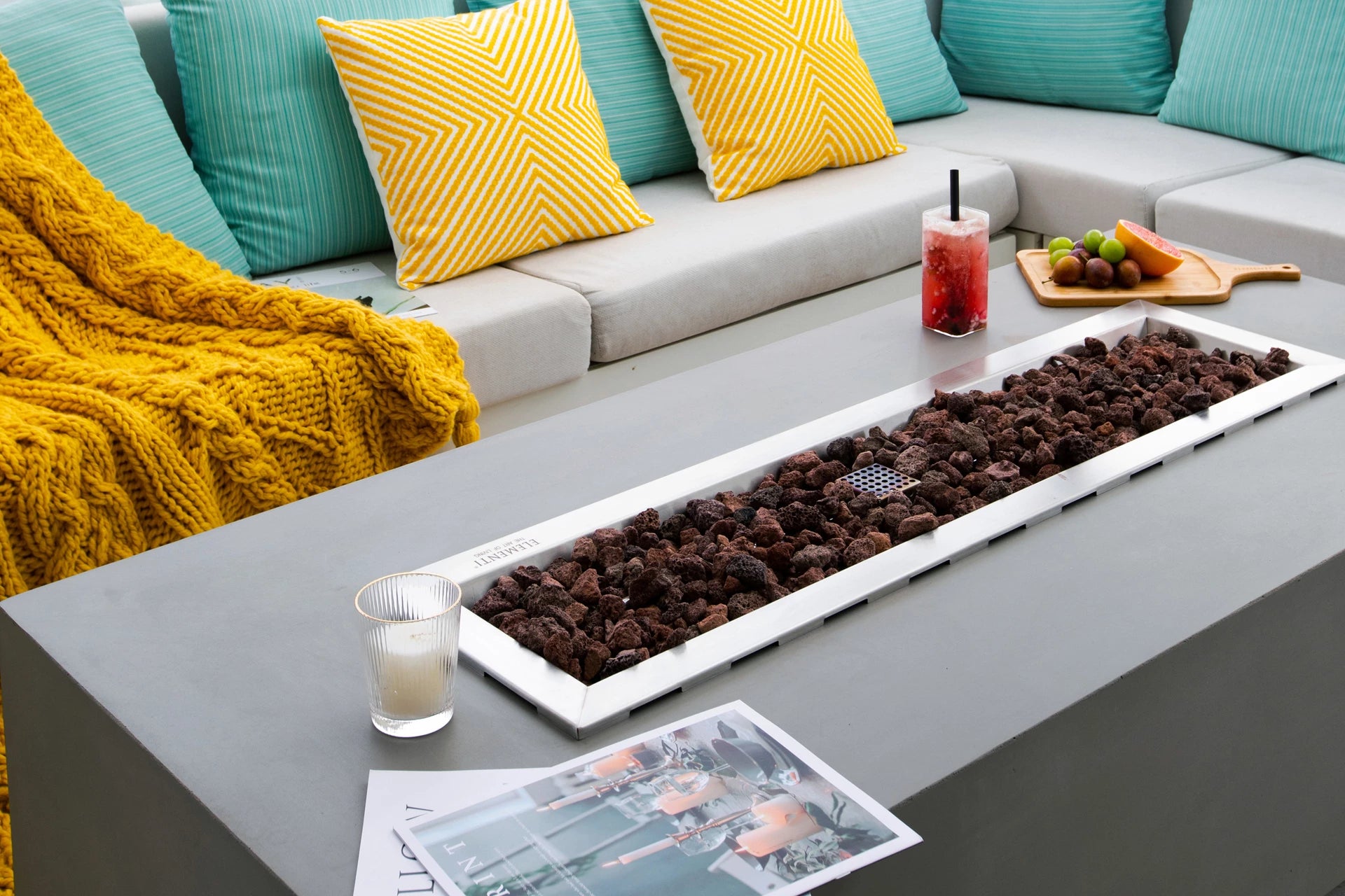 Elementi granville vuurtafel gas