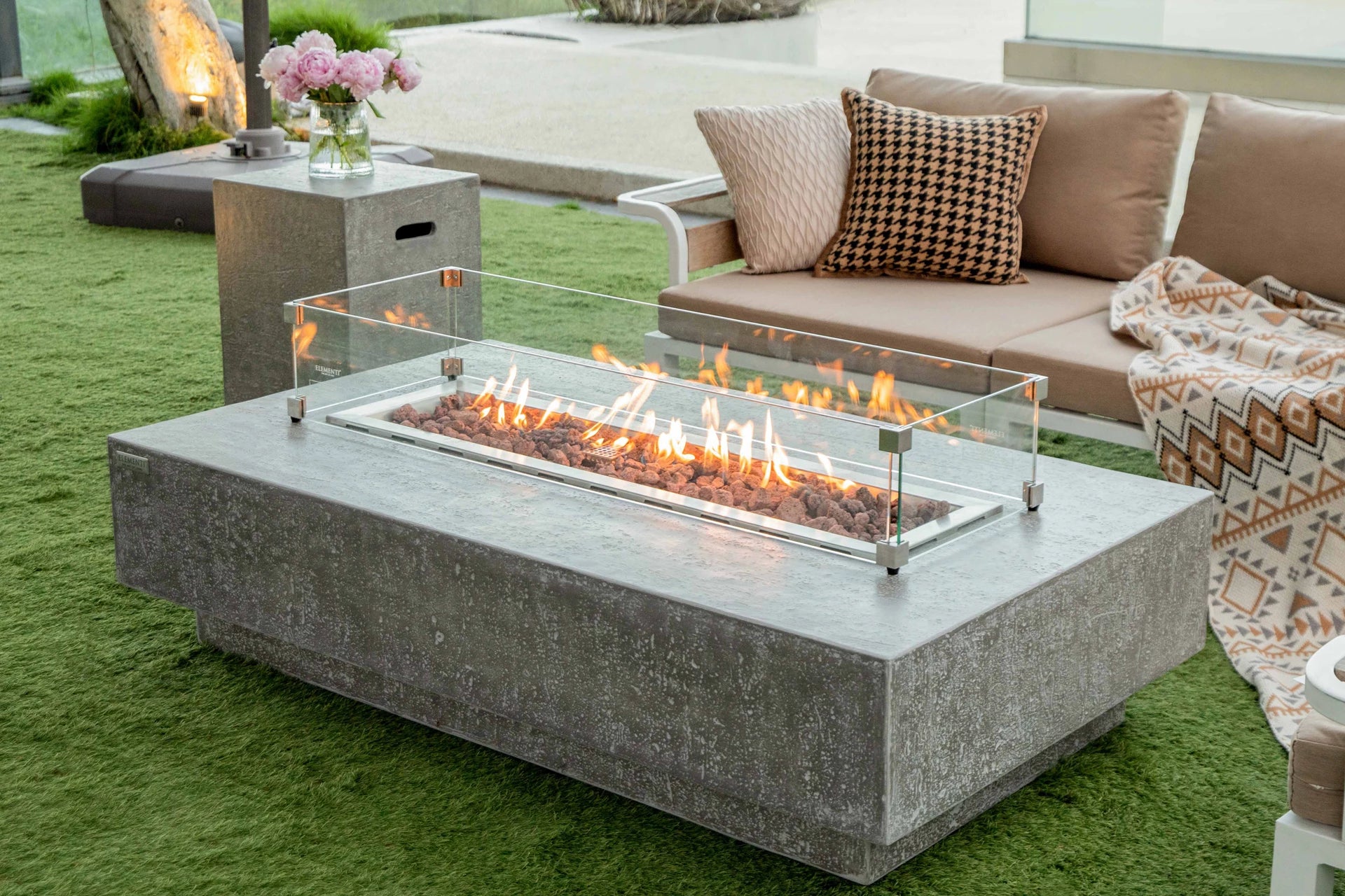 Elementi hampton vuurtafel gas