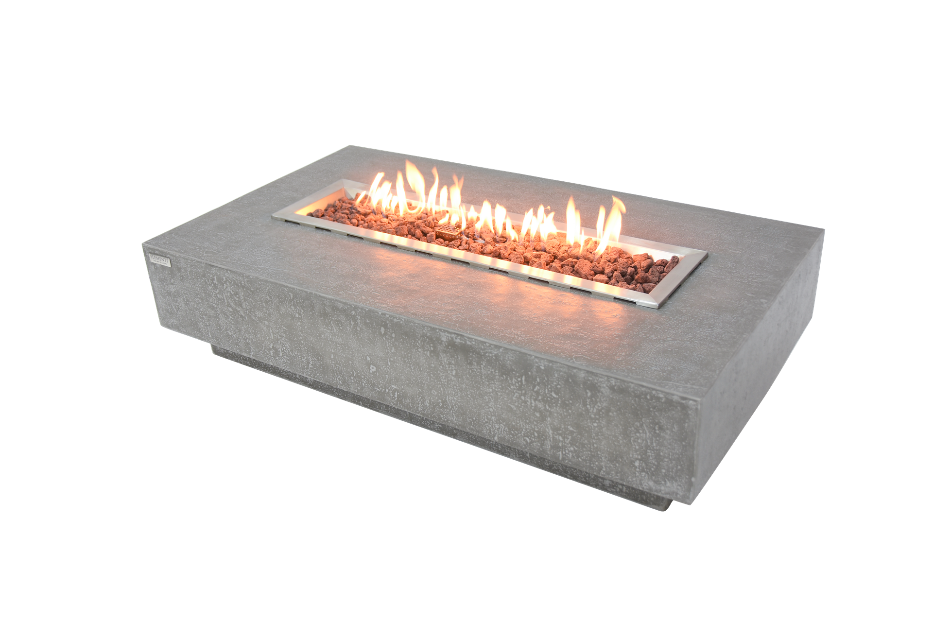 Elementi hampton vuurtafel gas Lichtgrijs