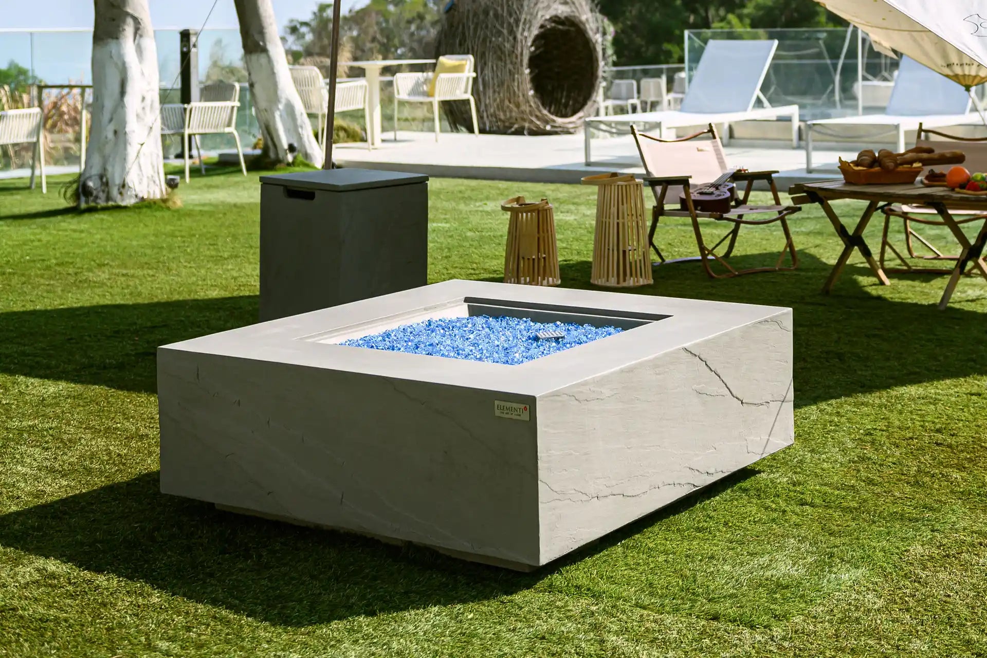 Elementi capertee vuurtafel gas