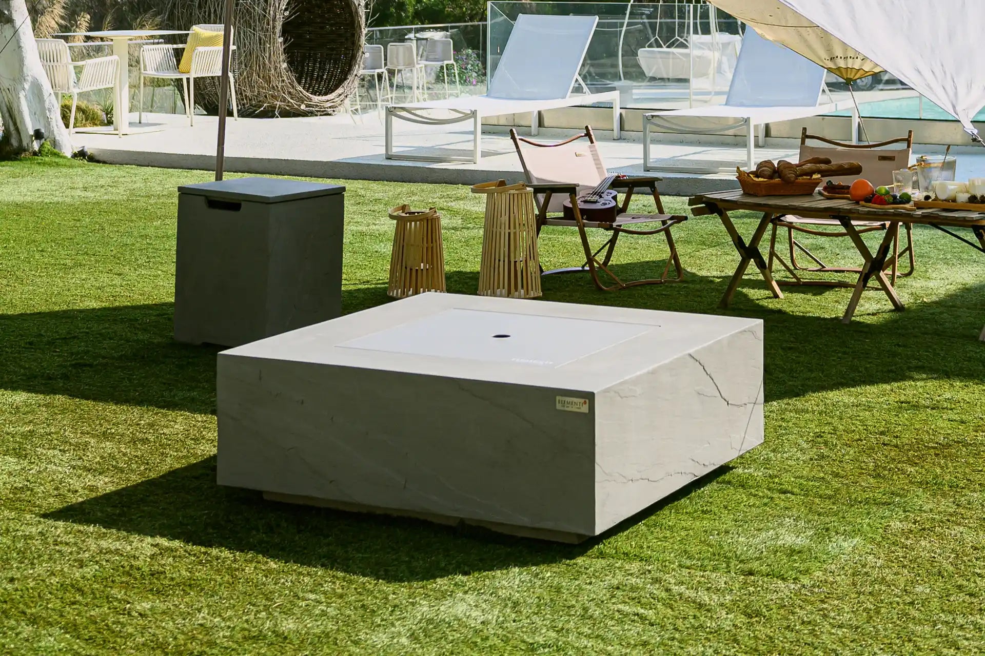 Elementi capertee vuurtafel gas